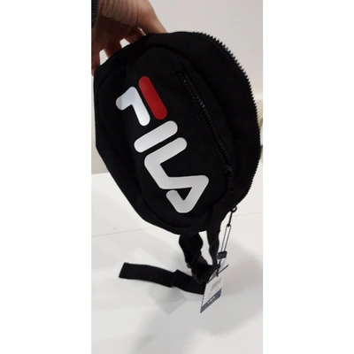 Pre-owned Fila Black Cloth Bag