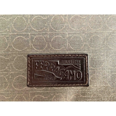 Pre-owned Ferragamo Cloth Small Bag In Brown
