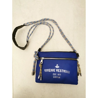Pre-owned Vivienne Westwood Anglomania Leather Bag In Blue
