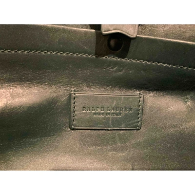 Pre-owned Ralph Lauren Green Leather Bag