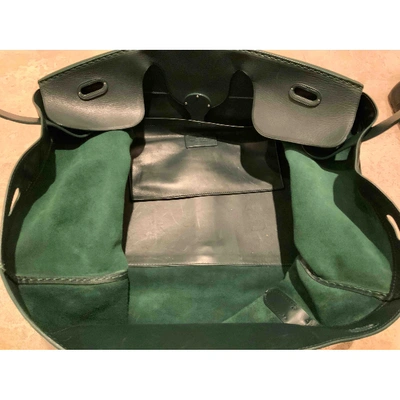 Pre-owned Ralph Lauren Green Leather Bag