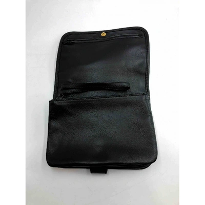 Pre-owned Loewe Leather Small Bag In Black