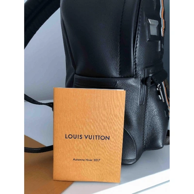 Pre-owned Louis Vuitton Black Leather Bag