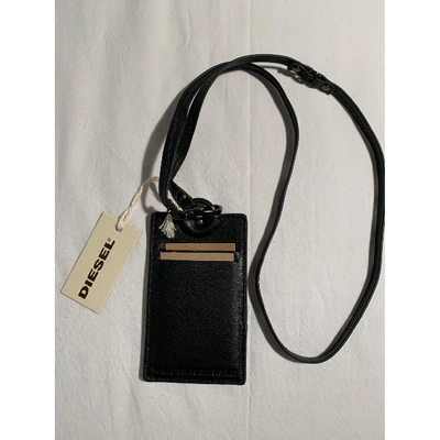Pre-owned Diesel Leather Small Bag In Black