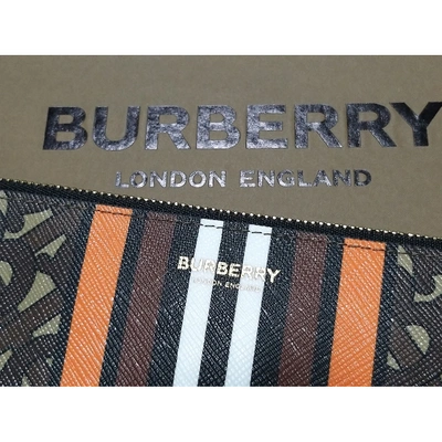 Pre-owned Burberry Cloth Small Bag In Brown