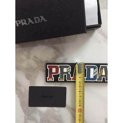 Pre-owned Prada Leather Small Bag In Multicolour