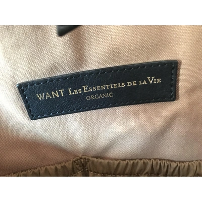 Pre-owned Want Les Essentiels De La Vie Bag In Beige