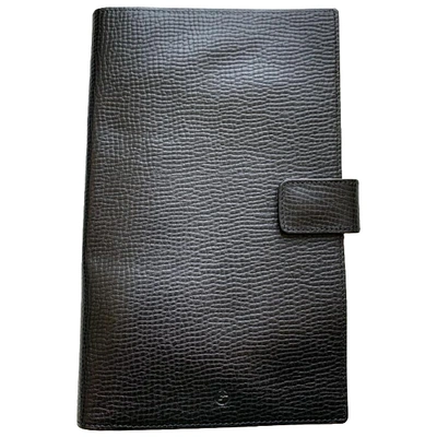 Pre-owned Giorgio Armani Black Leather Small Bag, Wallet & Cases