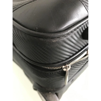 Pre-owned St Dupont Black Leather Bag