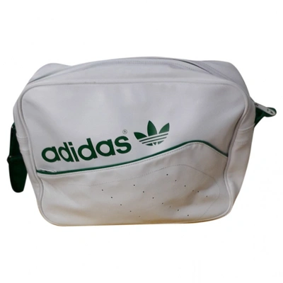 Pre-owned Adidas Originals White Leather Bag