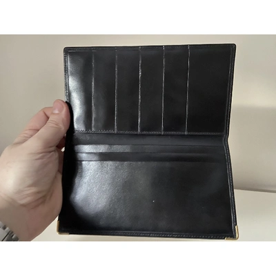 Pre-owned Alfred Dunhill Leather Small Bag In Black