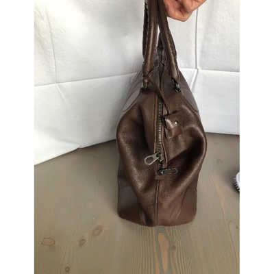 Pre-owned Bottega Veneta Brown Leather Bag