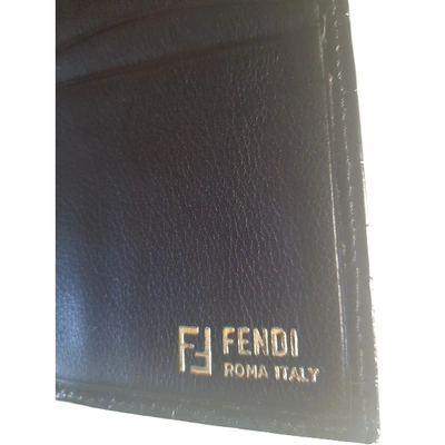 Pre-owned Fendi Black Alligator Small Bag, Wallet & Cases