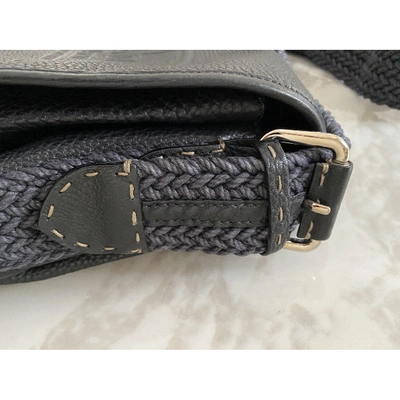 Pre-owned Fendi Leather Satchel In Black