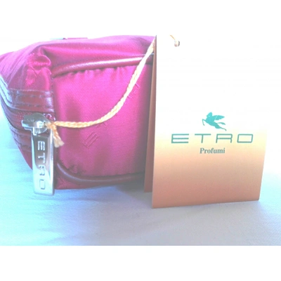 Pre-owned Etro Burgundy Small Bag, Wallet & Cases