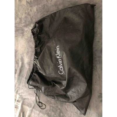 Pre-owned Calvin Klein Black Cloth Bag