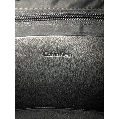 Pre-owned Calvin Klein Black Cloth Bag