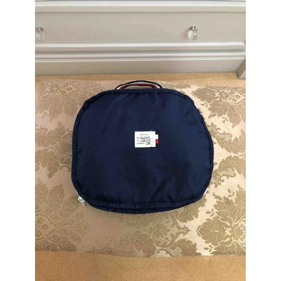 Pre-owned Tommy Hilfiger Blue Cloth Bag