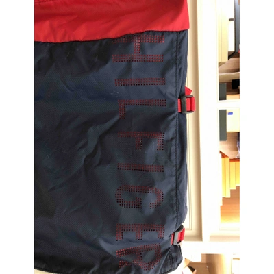 Pre-owned Tommy Hilfiger Blue Cloth Bag