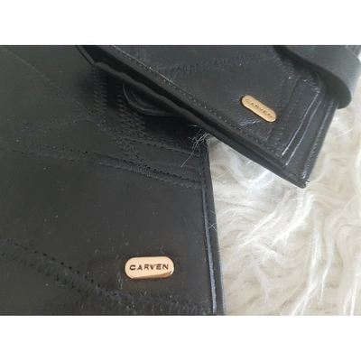 Pre-owned Carven Leather Small Bag In Black