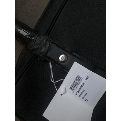 Pre-owned Dior Leather Satchel In Black