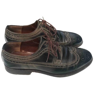 Pre-owned Fratelli Rossetti Leather Lace Ups In Grey