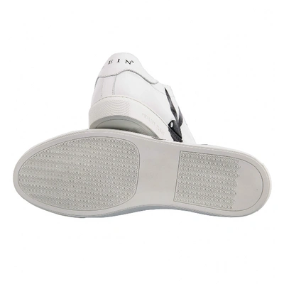 Pre-owned Philipp Plein White Leather Trainers
