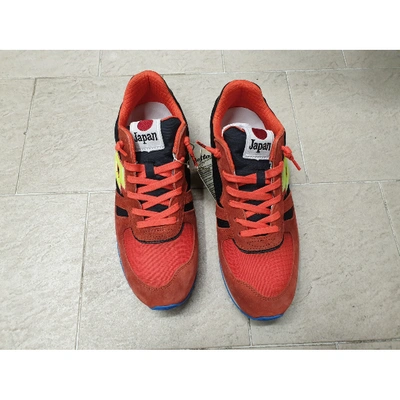 Pre-owned Lotto Low Trainers In Orange