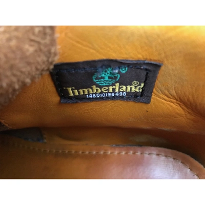 Pre-owned Timberland Brown Leather Boots