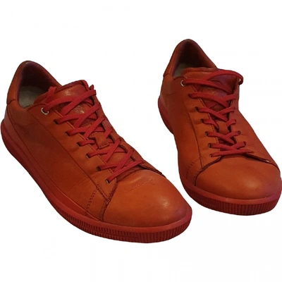 Pre-owned Diesel Red Trainers