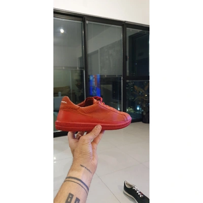 Pre-owned Diesel Red Trainers