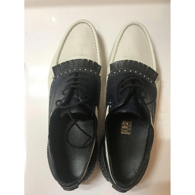 Pre-owned Gucci Leather Lace Ups In Multi