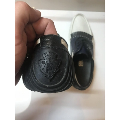 Pre-owned Gucci Leather Lace Ups In Multi