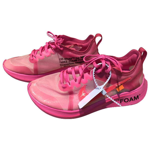 pink off white trainers