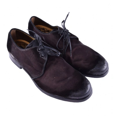 Pre-owned Dolce & Gabbana Lace Ups In Brown