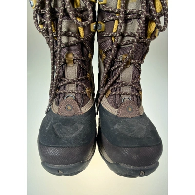 Pre-owned The North Face Khaki Rubber Boots