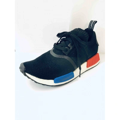 Pre-owned Adidas Originals Nmd Cloth Low Trainers In Black