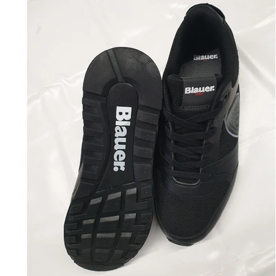 Pre-owned Blauer Low Trainers In Black