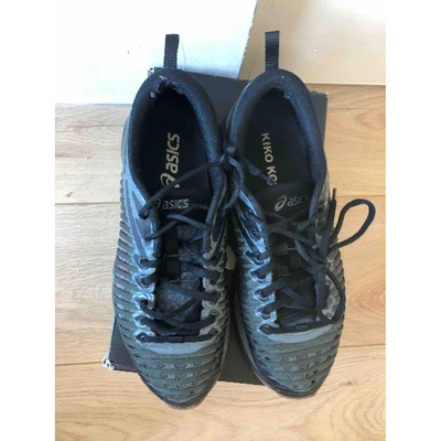 Pre-owned Asics X Kiko Kostadinov Green Leather Trainers