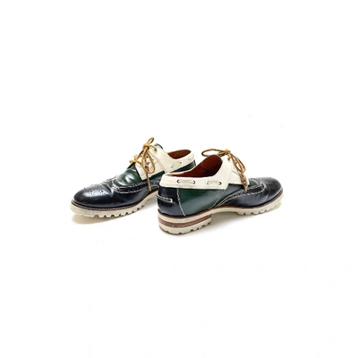 Pre-owned Dsquared2 Leather Lace Ups In Multicolour