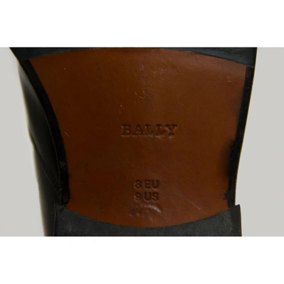 Pre-owned Bally Leather Boots In Black