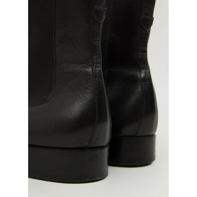 Pre-owned Bally Leather Boots In Black