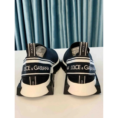 Pre-owned Dolce & Gabbana Sorrento Black Trainers