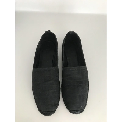 Pre-owned Fendi Black Cloth Espadrilles