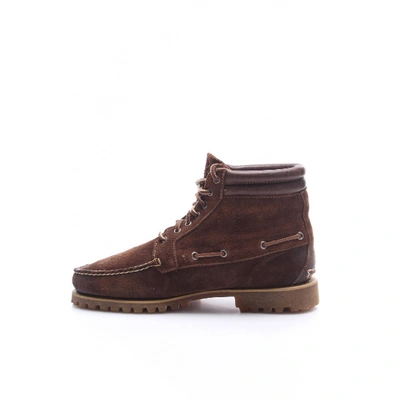 Pre-owned Timberland Brown Suede Boots