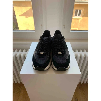 Pre-owned The Kooples Black Cloth Trainers
