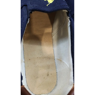 Pre-owned Polo Ralph Lauren Navy Cloth Trainers