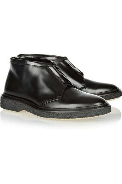 Shop Adieu Type 3 Leather Ankle Boots In Black