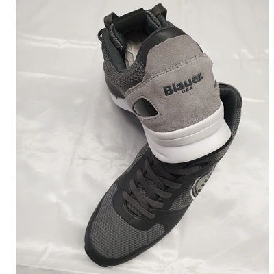 Pre-owned Blauer Low Trainers In Grey