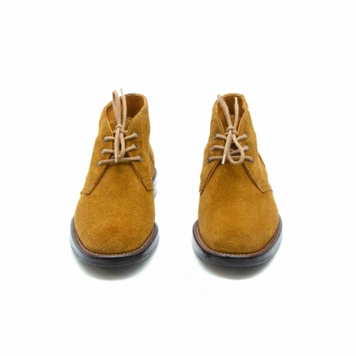 Pre-owned Saint Laurent Camel Suede Boots